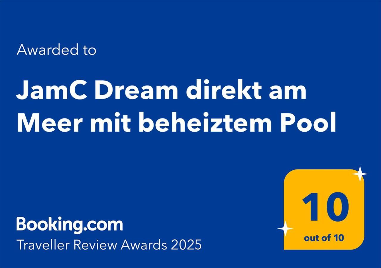 Jamc Dream Familientraum Direkt Am Meer Mit Beheiztem Pool Privlaka  Exterior foto